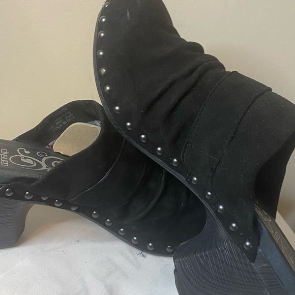 Dansko black suede clogs sz 7.5 - Picture 5 of 9